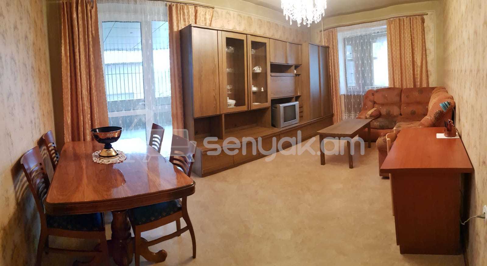 3 Սենյականոց Բնակարան Քարե Շենքում, 124քմ, 1/5 հարկ, Նորմալ Վիճակում