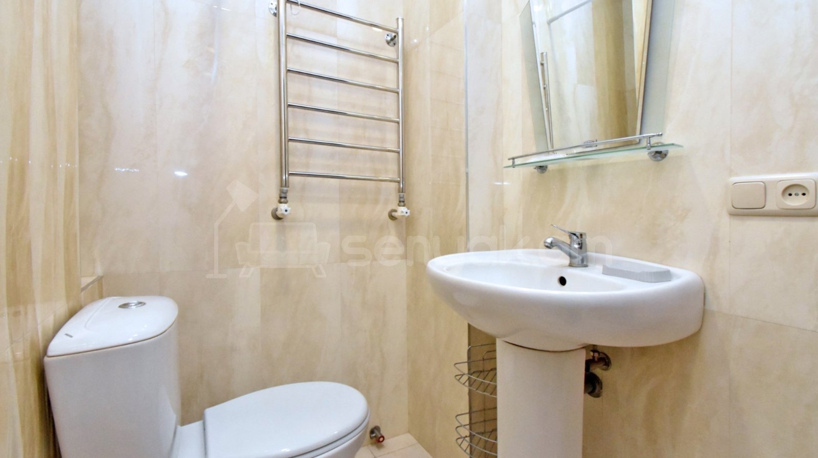 2 Սենյականոց Բնակարան Նորակառույցում, 48քմ, 7/16 հարկ, Կապիտալ Վերանորոգված