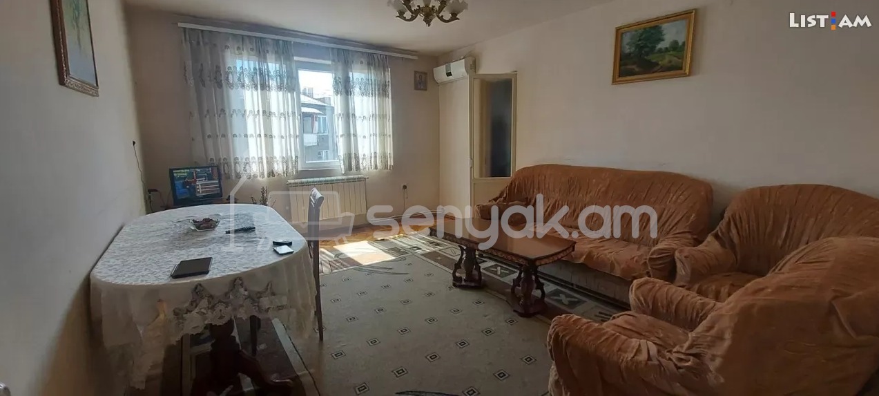 2 Սենյականոց Բնակարան, 65քմ, 5/12 հարկ, Կապիտալ Վերանորոգված