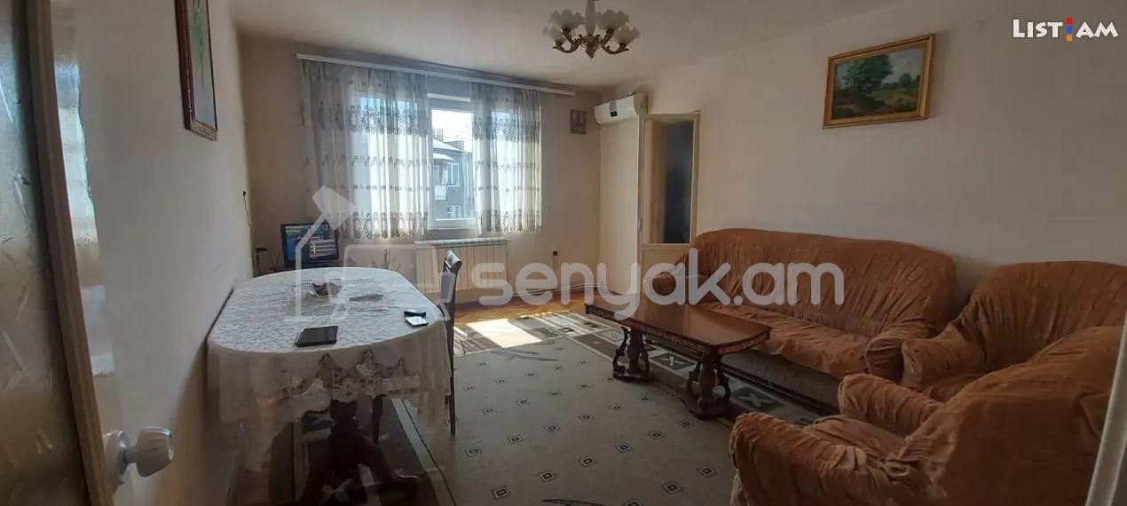 2 Սենյականոց Բնակարան, 65քմ, 5/12 հարկ, Կապիտալ Վերանորոգված