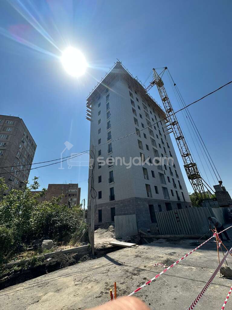 3 Սենյականոց Բնակարան Նորակառույցում, 64քմ, 2/12 հարկ, Զրոյական Վիճակում