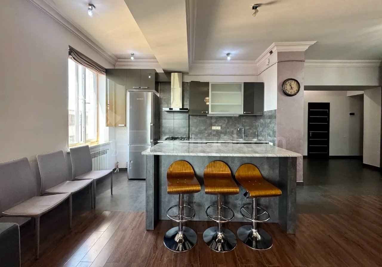 3 Սենյականոց Բնակարան Նորակառույցում, 75քմ, 11/12 հարկ, Կապիտալ Վերանորոգված