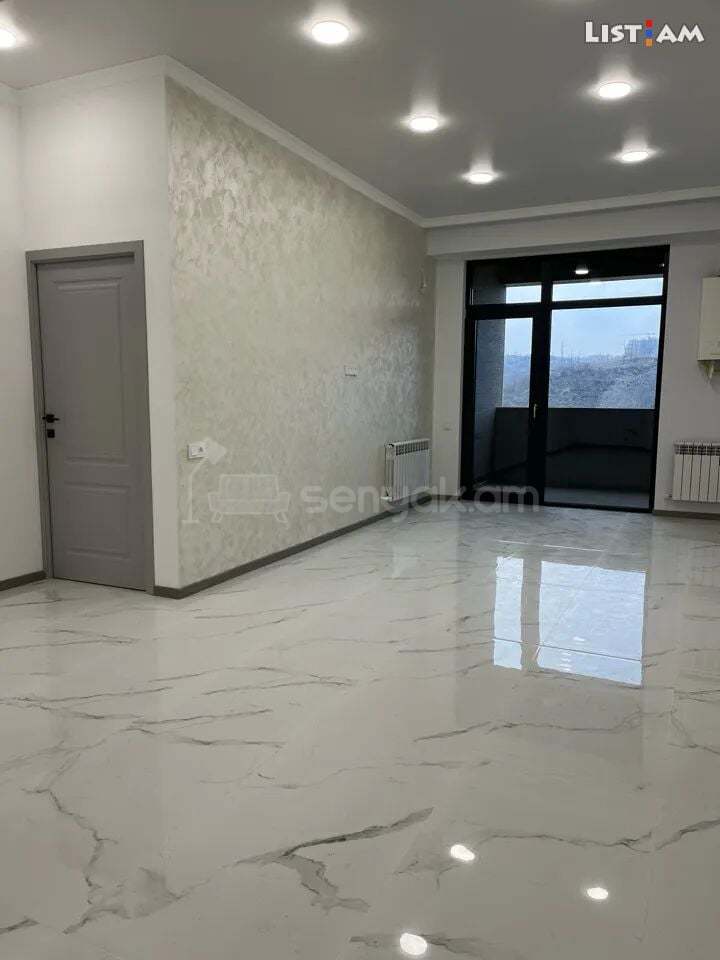 2 Սենյականոց Բնակարան Նորակառույցում, 74քմ, 9/18 հարկ, Կապիտալ Վերանորոգված