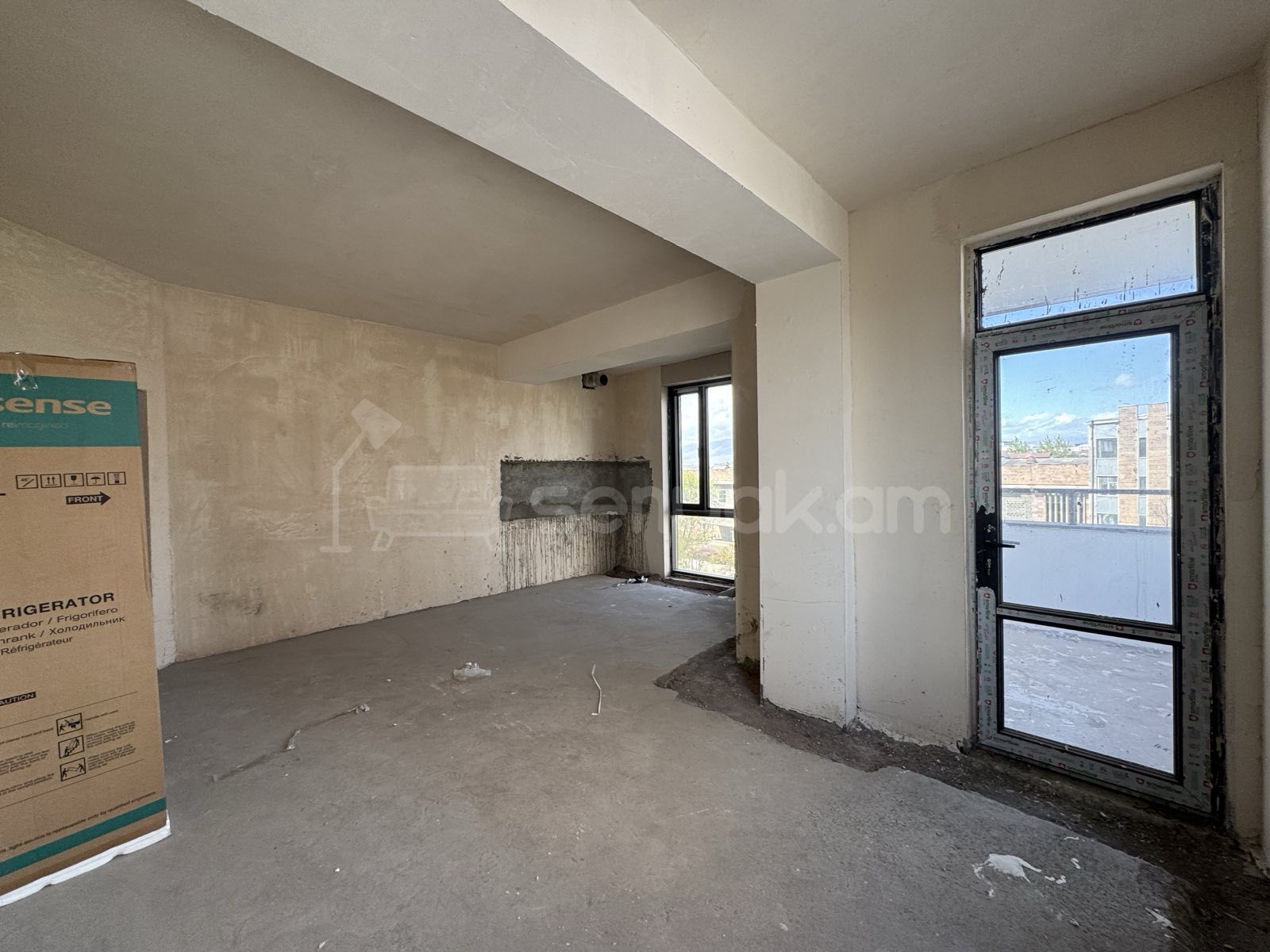 3 Սենյականոց Բնակարան, 109քմ, 5/14 հարկ, Զրոյական Վիճակում