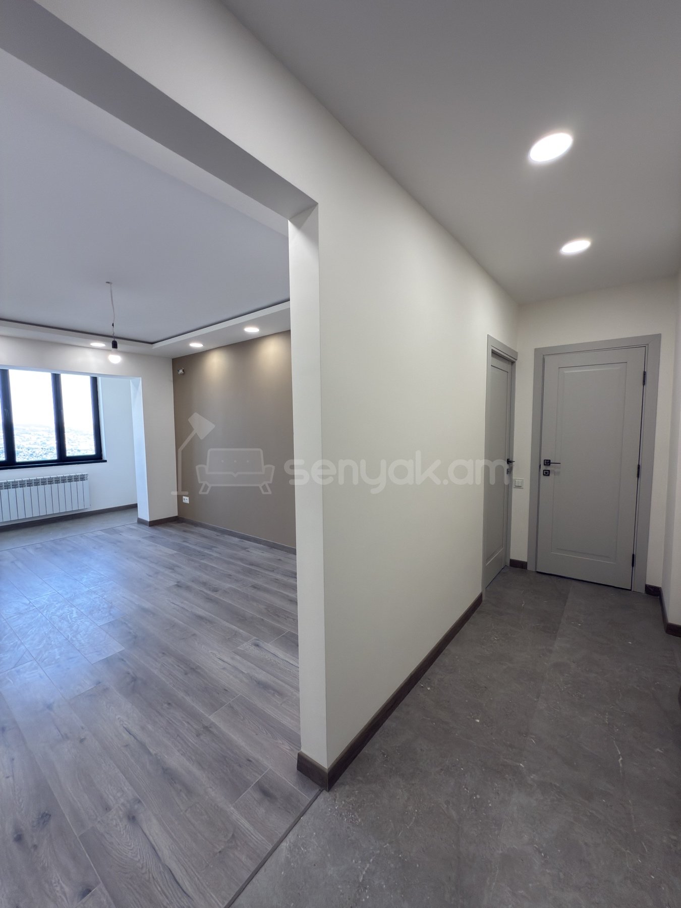 2 Սենյականոց Բնակարան, 56քմ, 9/9 հարկ, Դիզայներական Վերանորոգված