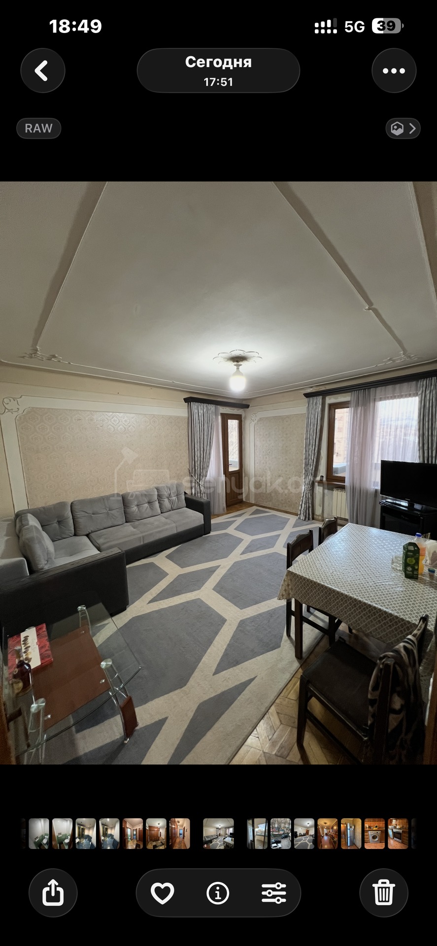 2 Սենյականոց Բնակարան, 35քմ, 5/16 հարկ, Նորմալ Վիճակում, Կահավորված, Արևկող