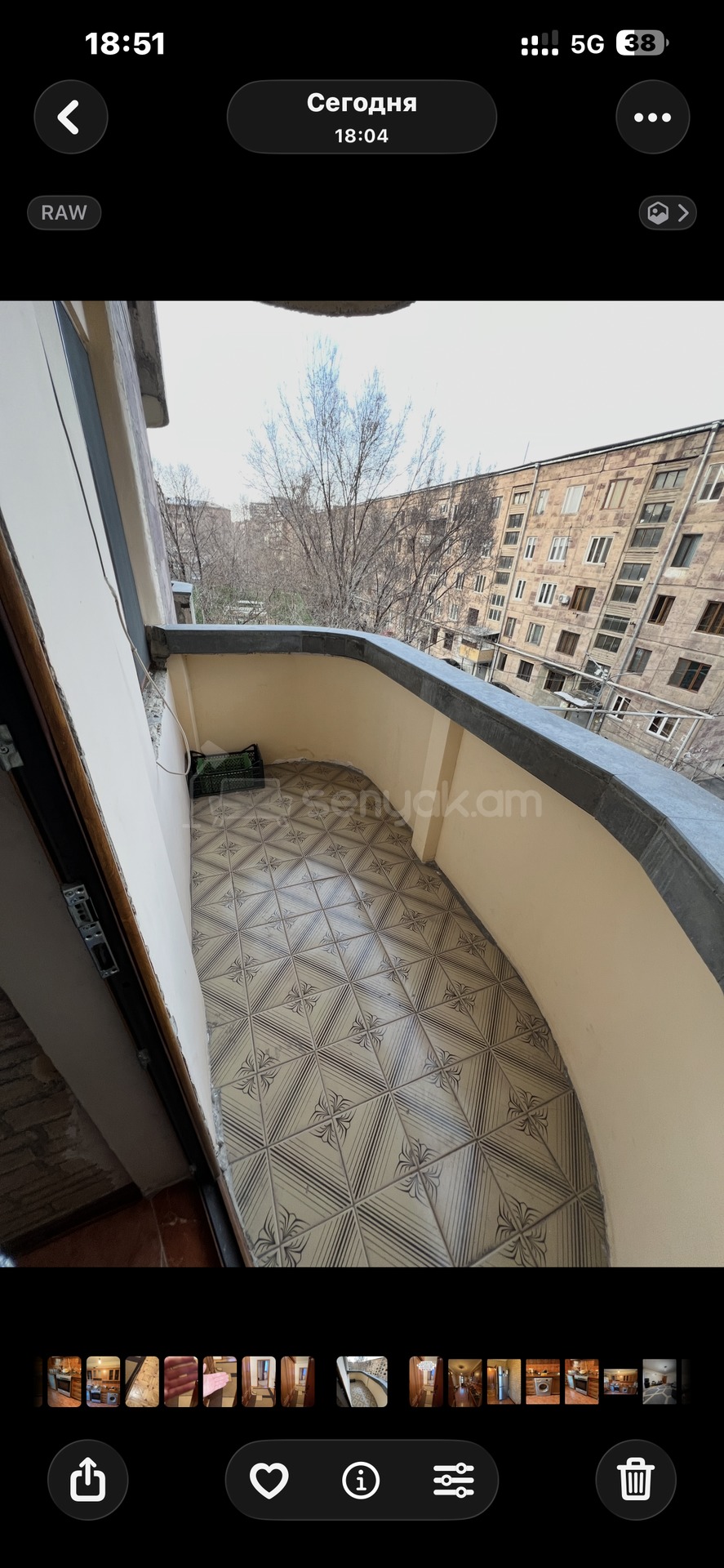 2 Սենյականոց Բնակարան, 35քմ, 5/16 հարկ, Նորմալ Վիճակում, Կահավորված, Արևկող