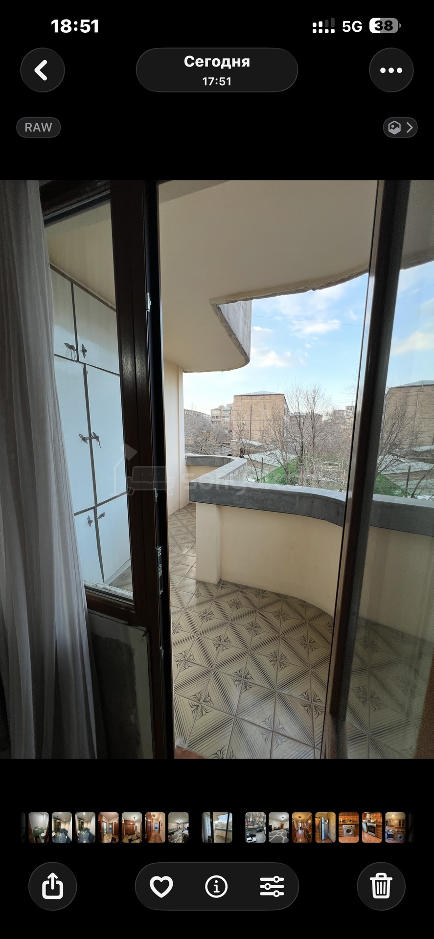 2 Սենյականոց Բնակարան, 35քմ, 5/16 հարկ, Նորմալ Վիճակում, Կահավորված, Արևկող