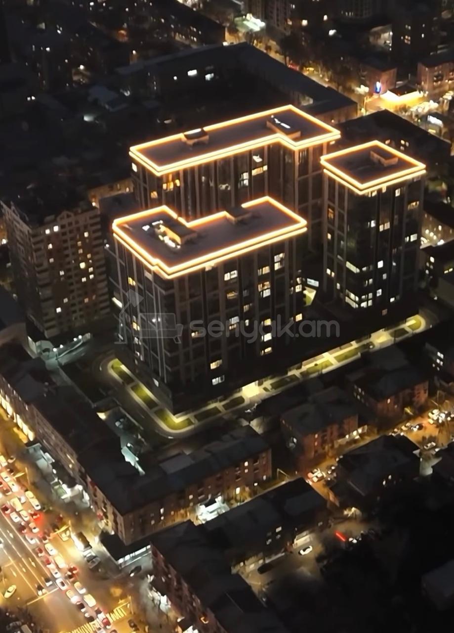 2 Սենյականոց Բնակարան Նորակառույցում, 88քմ, 16/20 հարկ, Զրոյական Վիճակում