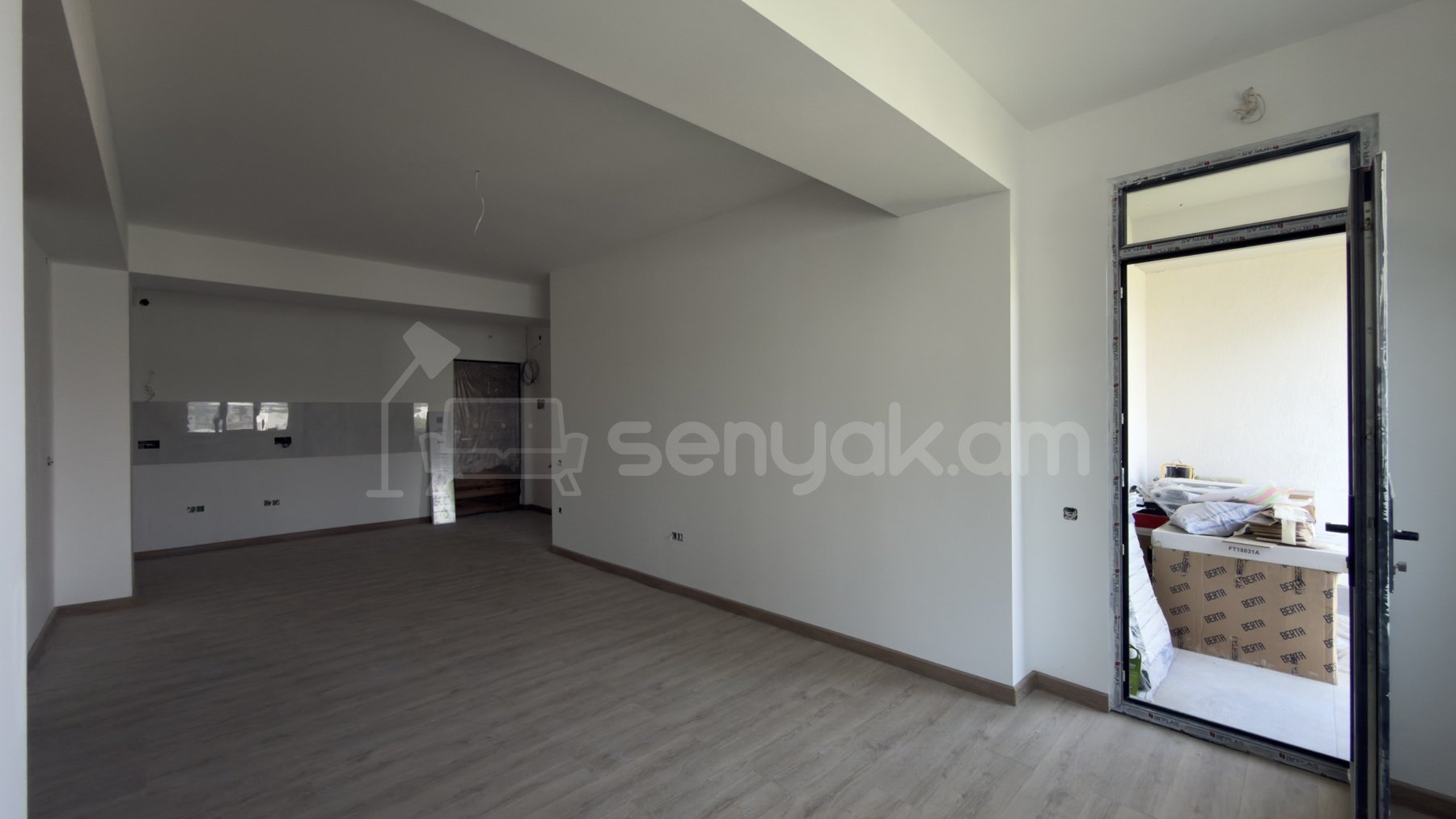 2 Սենյականոց Բնակարան Նորակառույցում, 50քմ, 5/5 հարկ, Զրոյական Վիճակում