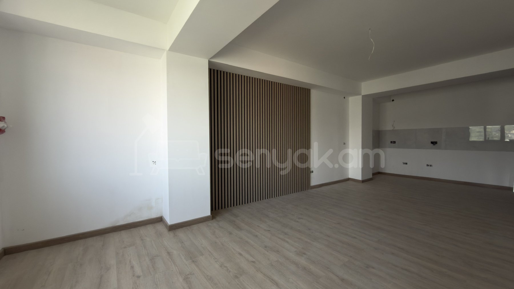 2 Սենյականոց Բնակարան Նորակառույցում, 50քմ, 5/5 հարկ, Զրոյական Վիճակում