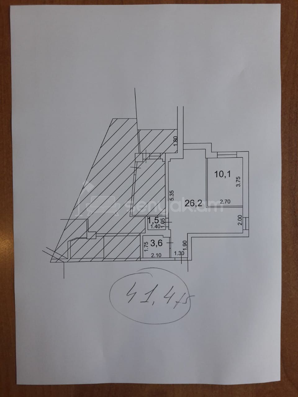 2 Սենյականոց Բնակարան Նորակառույցում, 42քմ, 6/13 հարկ, Զրոյական Վիճակում