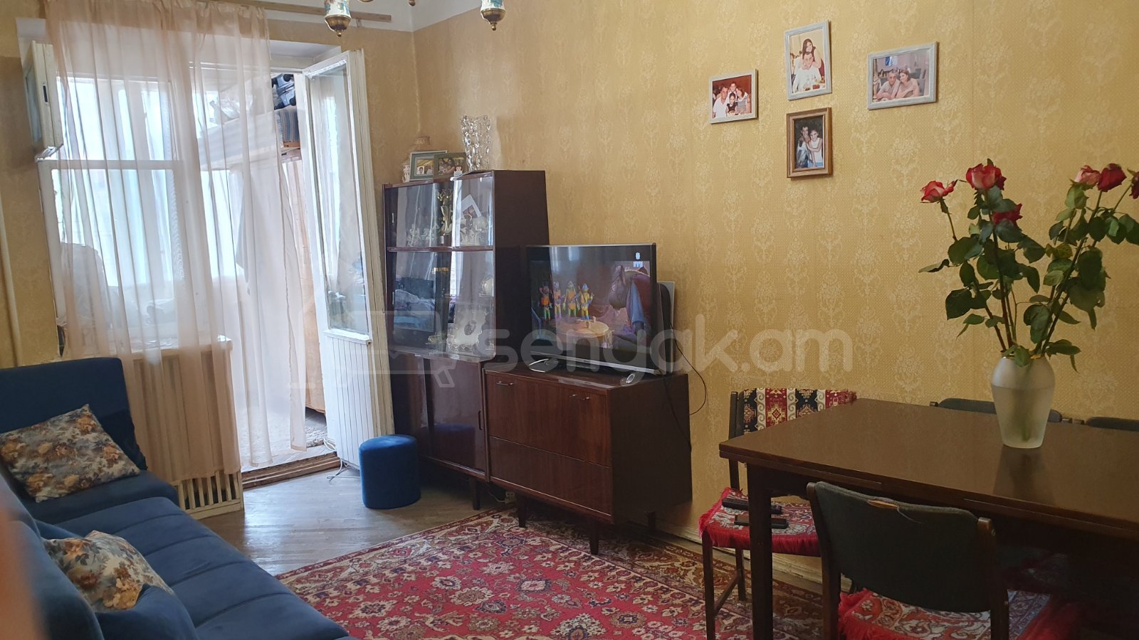 1 Սենյականոց Բնակարան Քարե Շենքում, 40քմ, 4/5 հարկ, Պետական Վիճակում