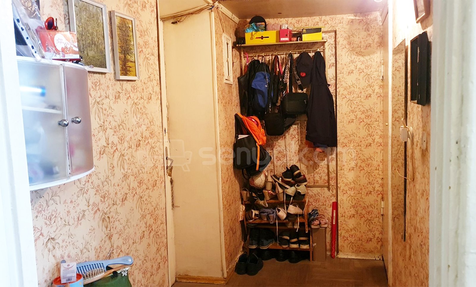 1 Սենյականոց Բնակարան Քարե Շենքում, 40քմ, 4/5 հարկ, Պետական Վիճակում