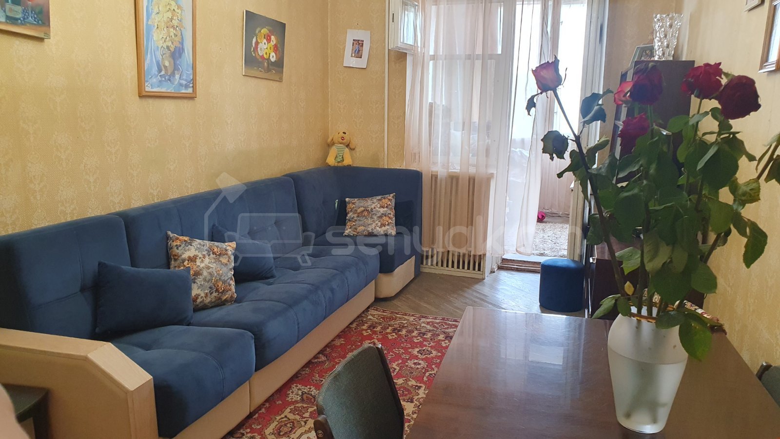 1 Սենյականոց Բնակարան Քարե Շենքում, 40քմ, 4/5 հարկ, Պետական Վիճակում