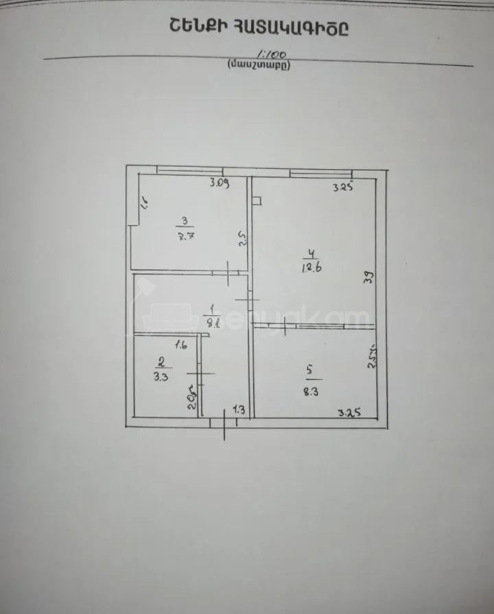 2 Սենյականոց Բնակարան, 42քմ, 7/11 հարկ, Կոսմետիկ Վերանորոգված