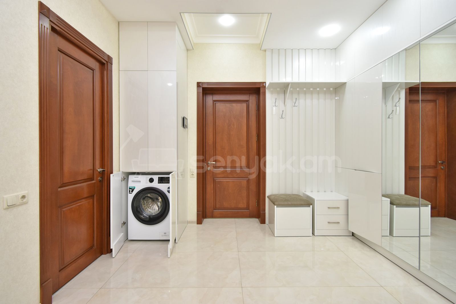 2 Սենյականոց Բնակարան Նորակառույցում, 50քմ, 7/16 հարկ, Դիզայներական Վերանորոգված