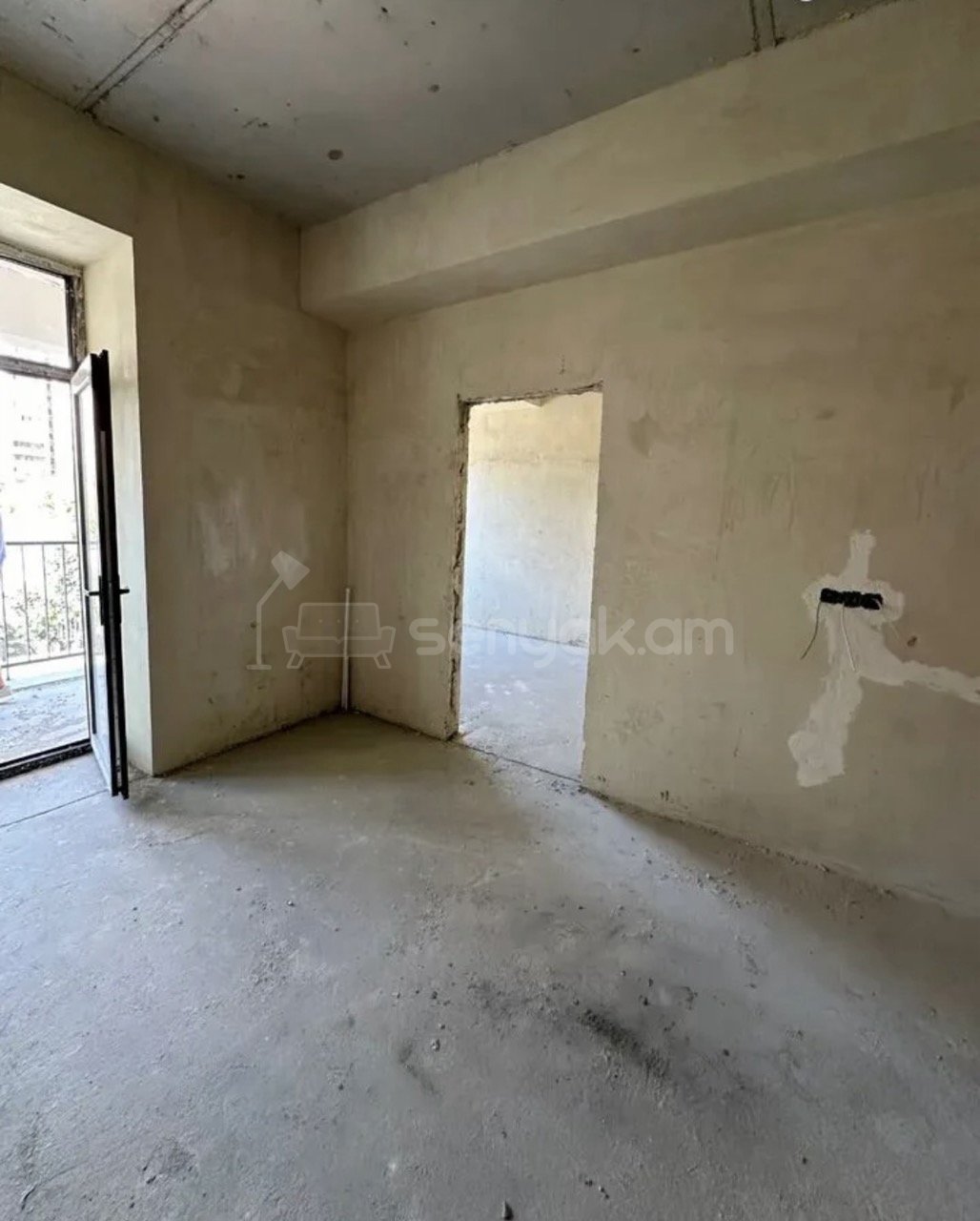 2 Սենյականոց Բնակարան, 57քմ, 10/14 հարկ, Զրոյական Վիճակում