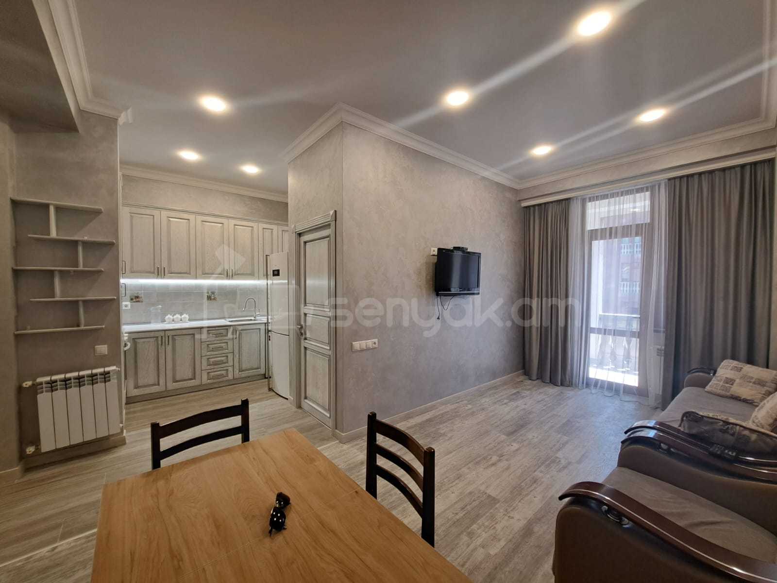 2 Սենյականոց Բնակարան Նորակառույցում, 46քմ, 7/8 հարկ, Կապիտալ Վերանորոգված