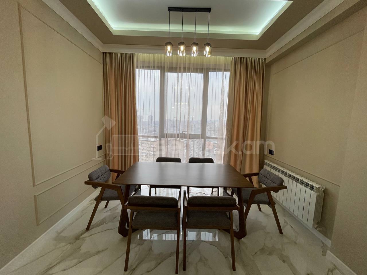 3 Սենյականոց Բնակարան Նորակառույցում, 74քմ, 7/17 հարկ, Դիզայներական Վերանորոգված