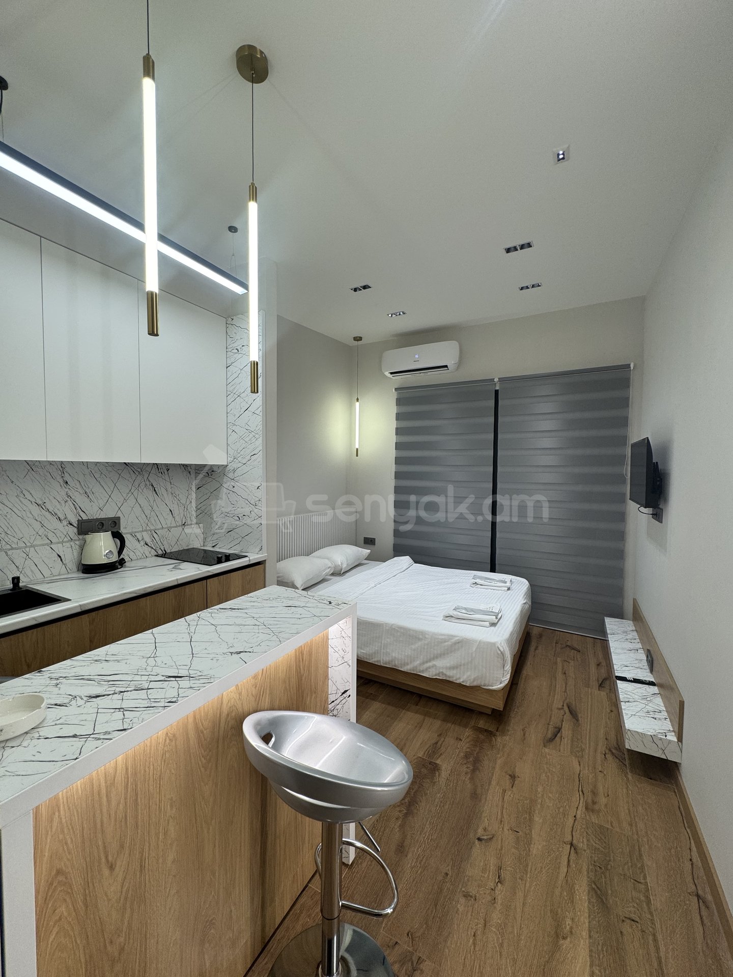 1 Սենյականոց Բնակարան Նորակառույցում, 22քմ, 6/6 հարկ, Դիզայներական Վերանորոգված
