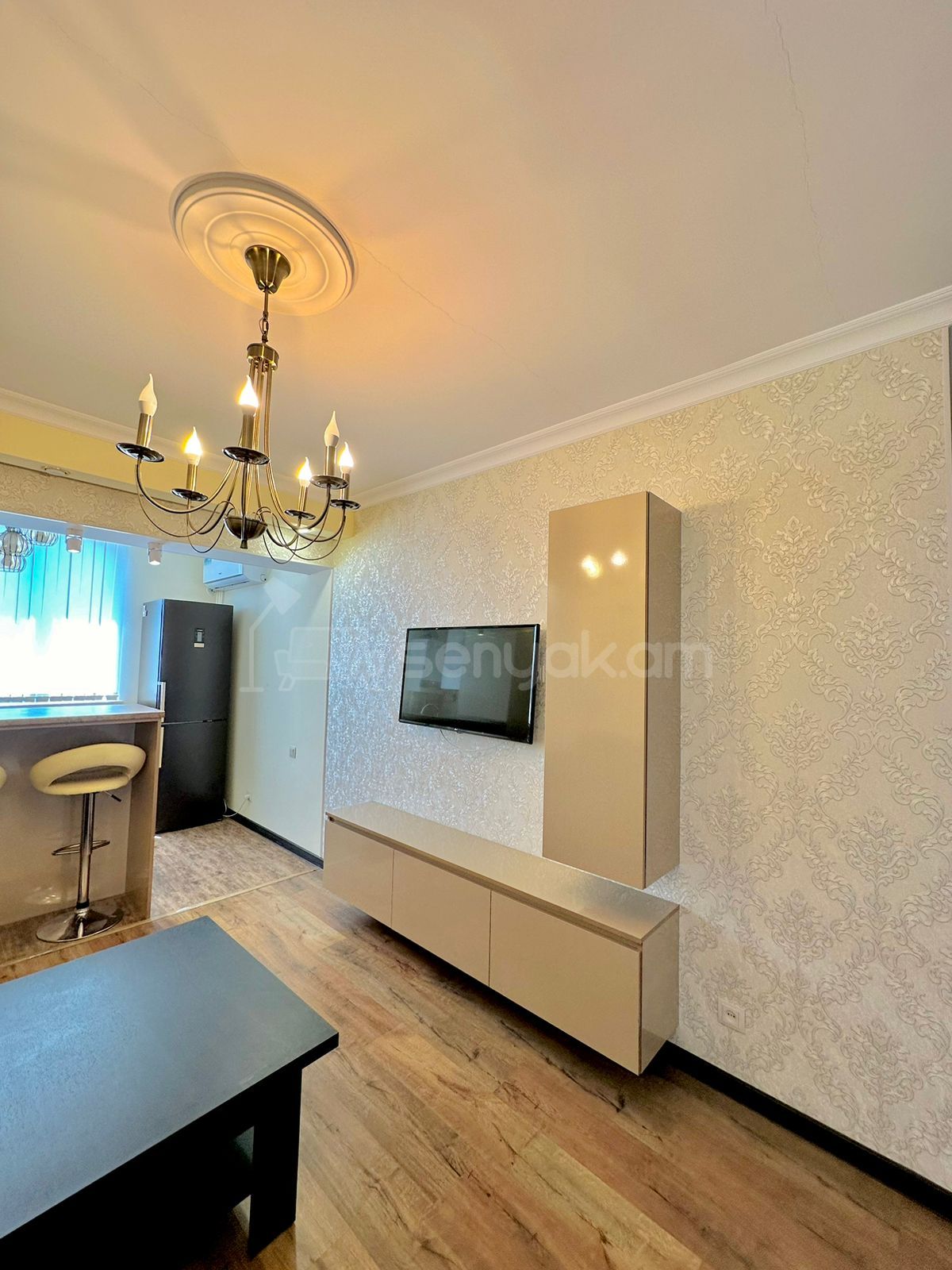2 Սենյականոց Բնակարան Նորակառույցում, 45քմ, 11/12 հարկ, Դիզայներական Վերանորոգված
