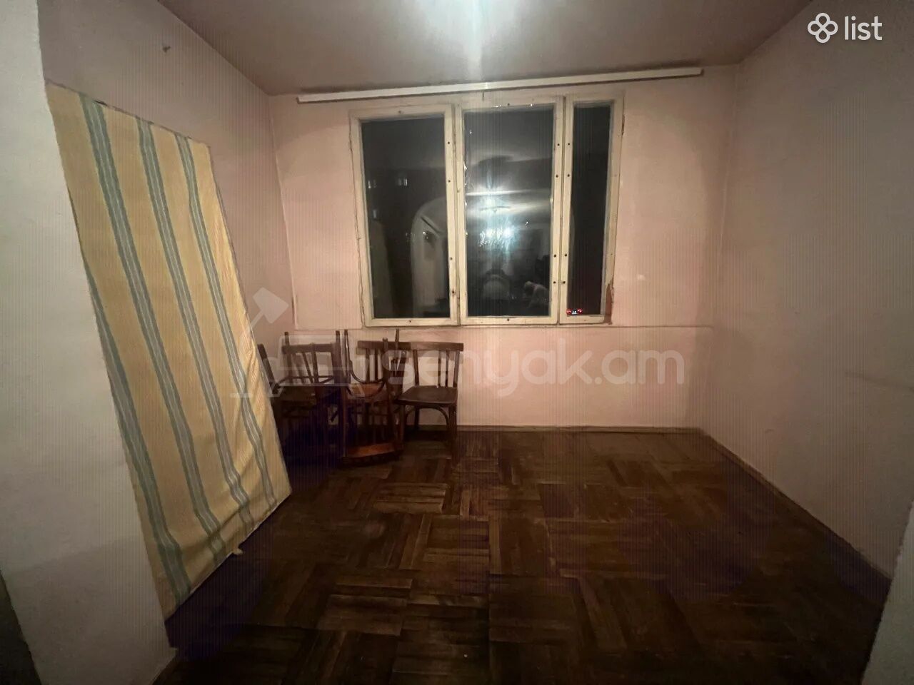 2 Սենյականոց Բնակարան, 50քմ, 3/5 հարկ, Պետական Վիճակում