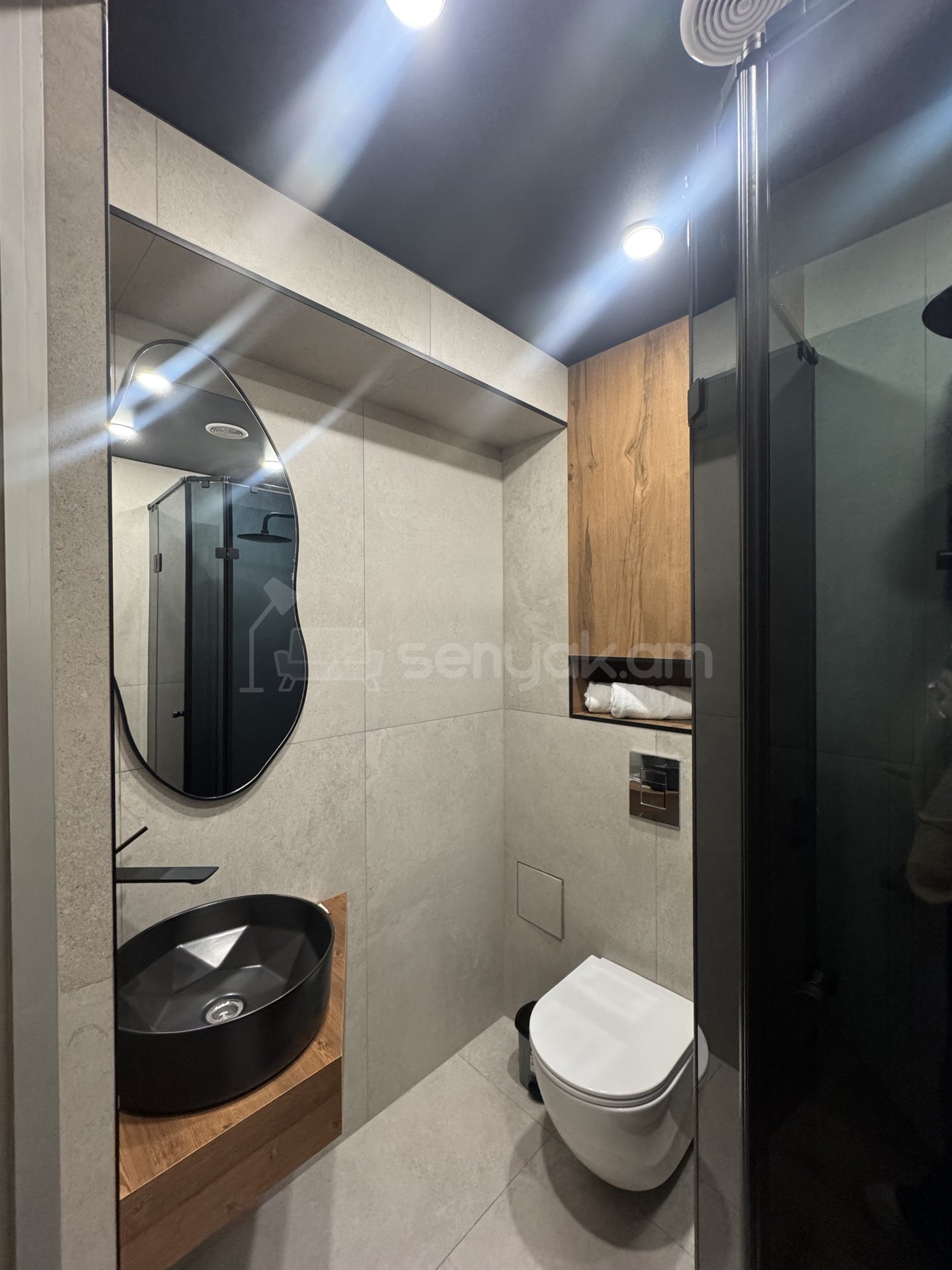 2 Սենյականոց Բնակարան Նորակառույցում, 40քմ, 6/6 հարկ, Դիզայներական Վերանորոգված