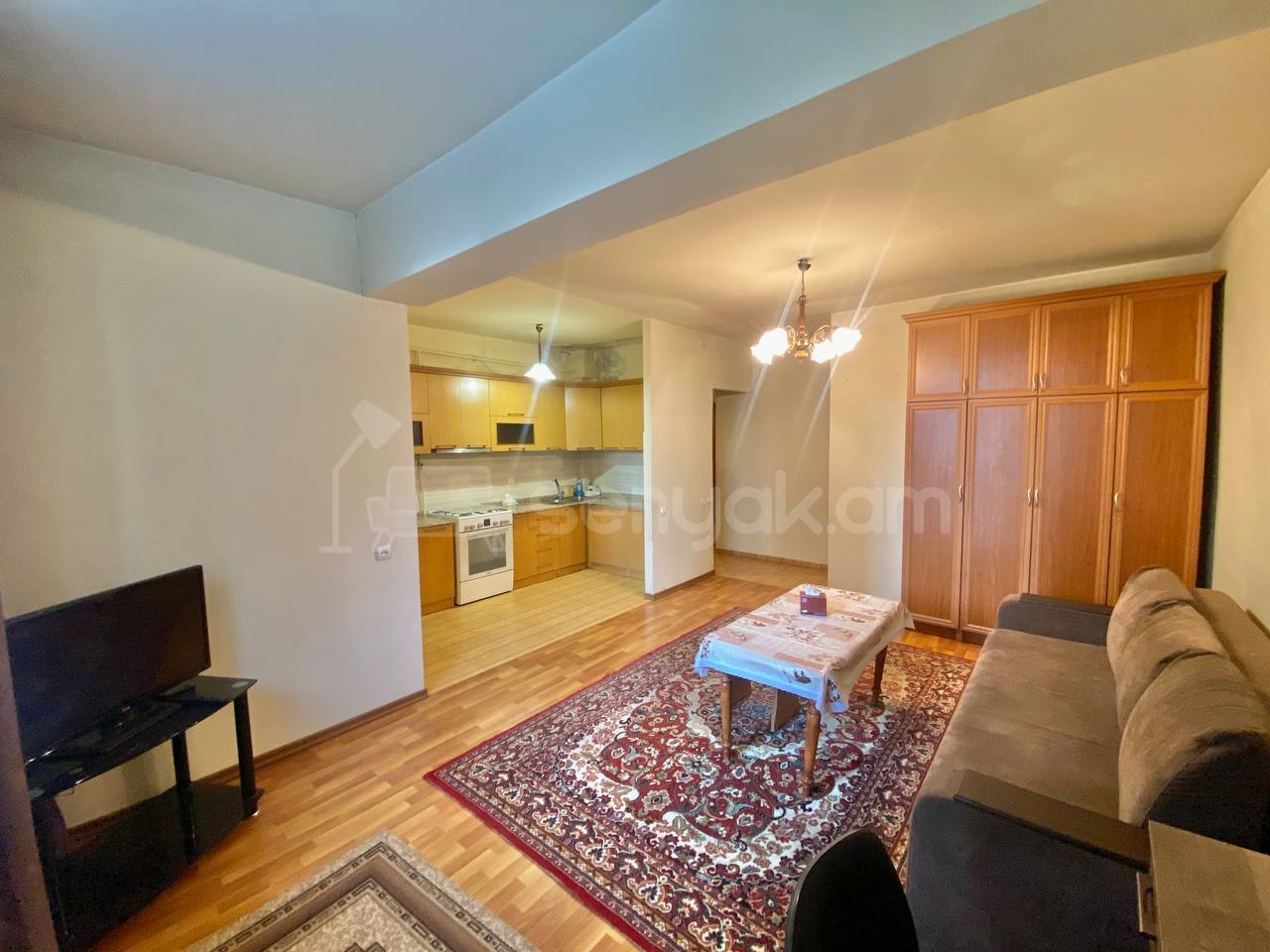 2 Սենյականոց Բնակարան Քարե Շենքում, 45քմ, 1/5 հարկ, Կոսմետիկ Վերանորոգված