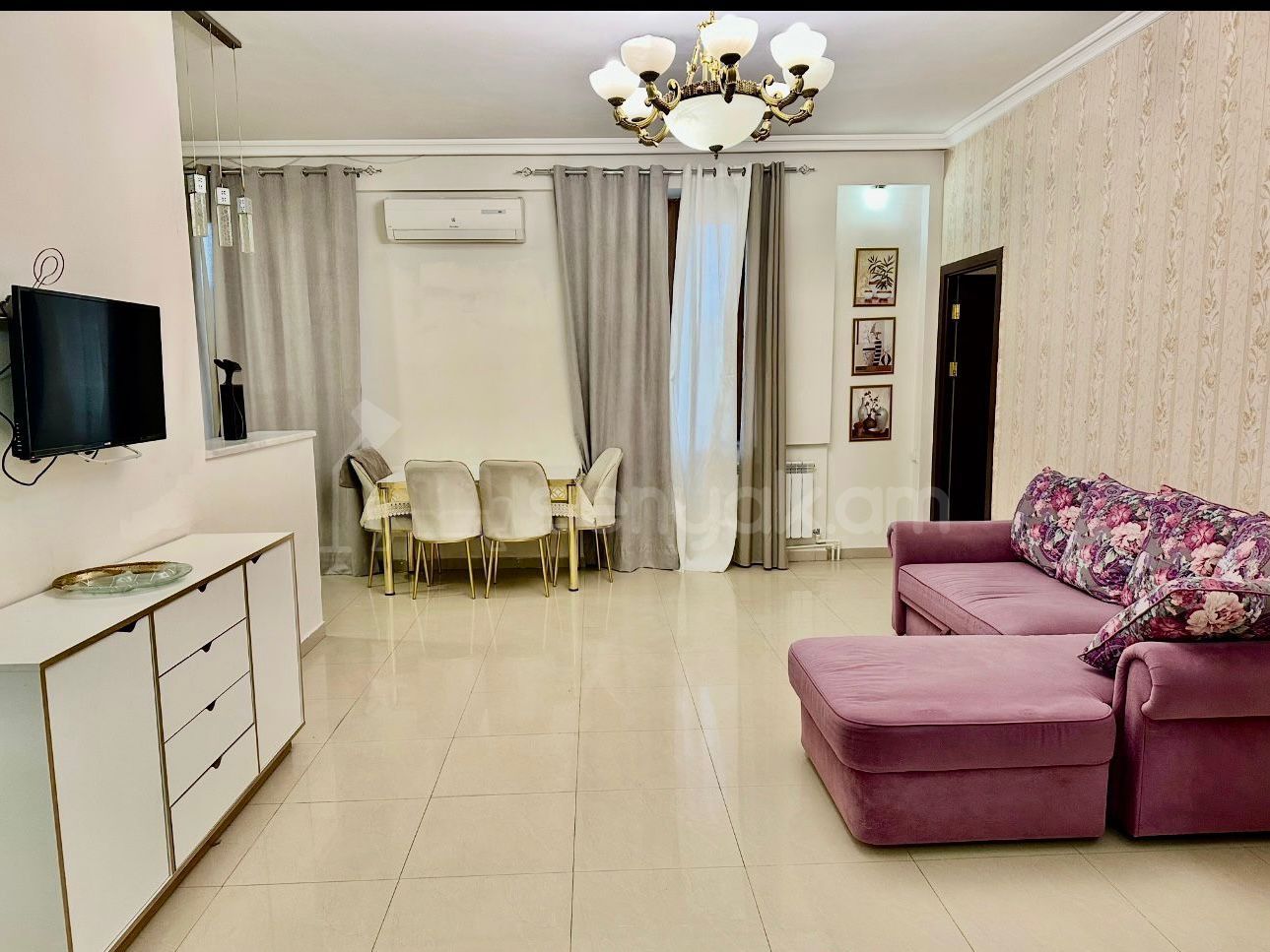 3 Սենյականոց Բնակարան Նորակառույցում, 90քմ, 3/9 հարկ, Կապիտալ Վերանորոգված, Կահավորված