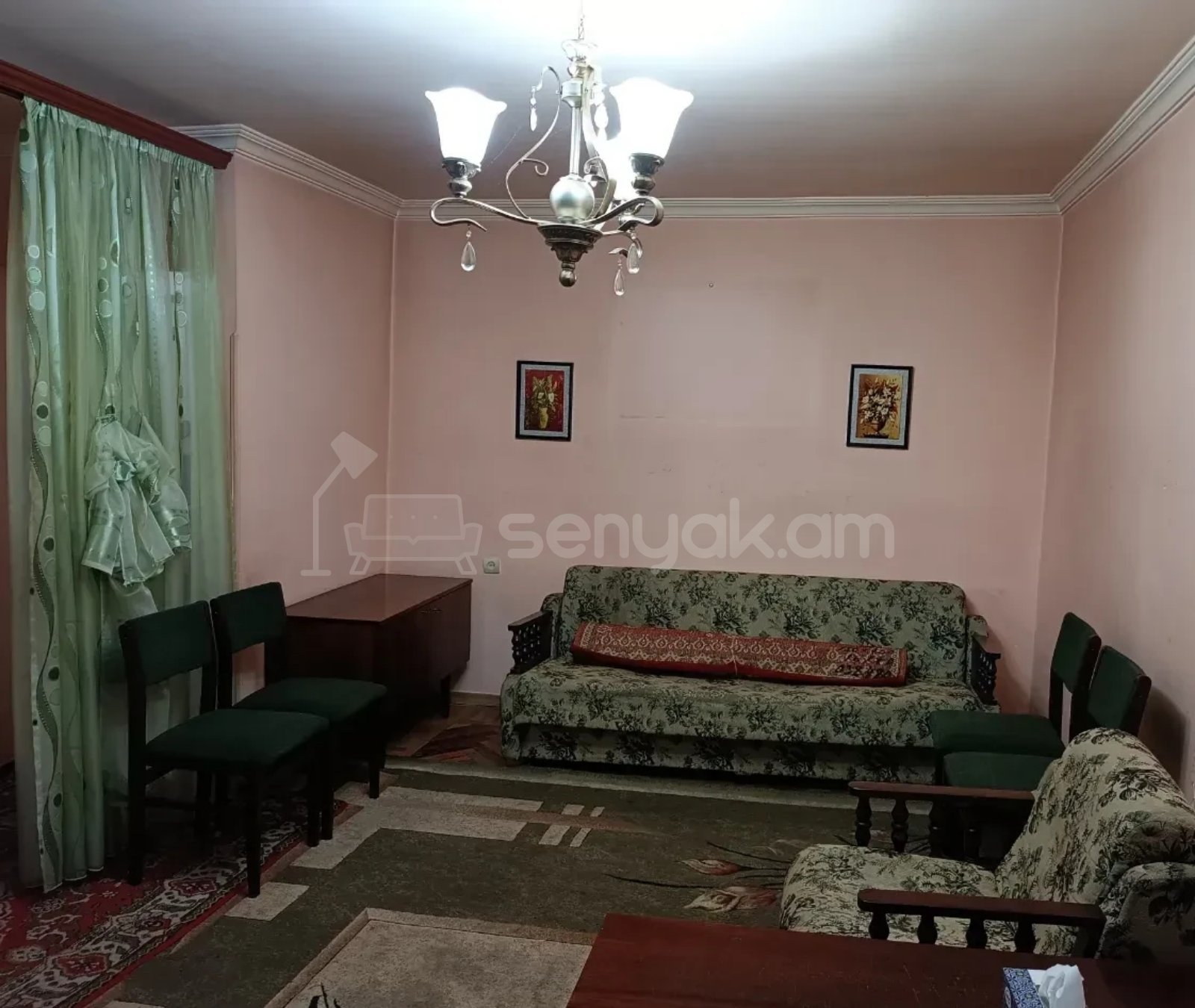 1 Սենյականոց Բնակարան, 32քմ, 3/4 հարկ, Կոսմետիկ Վերանորոգված, Կահավորված