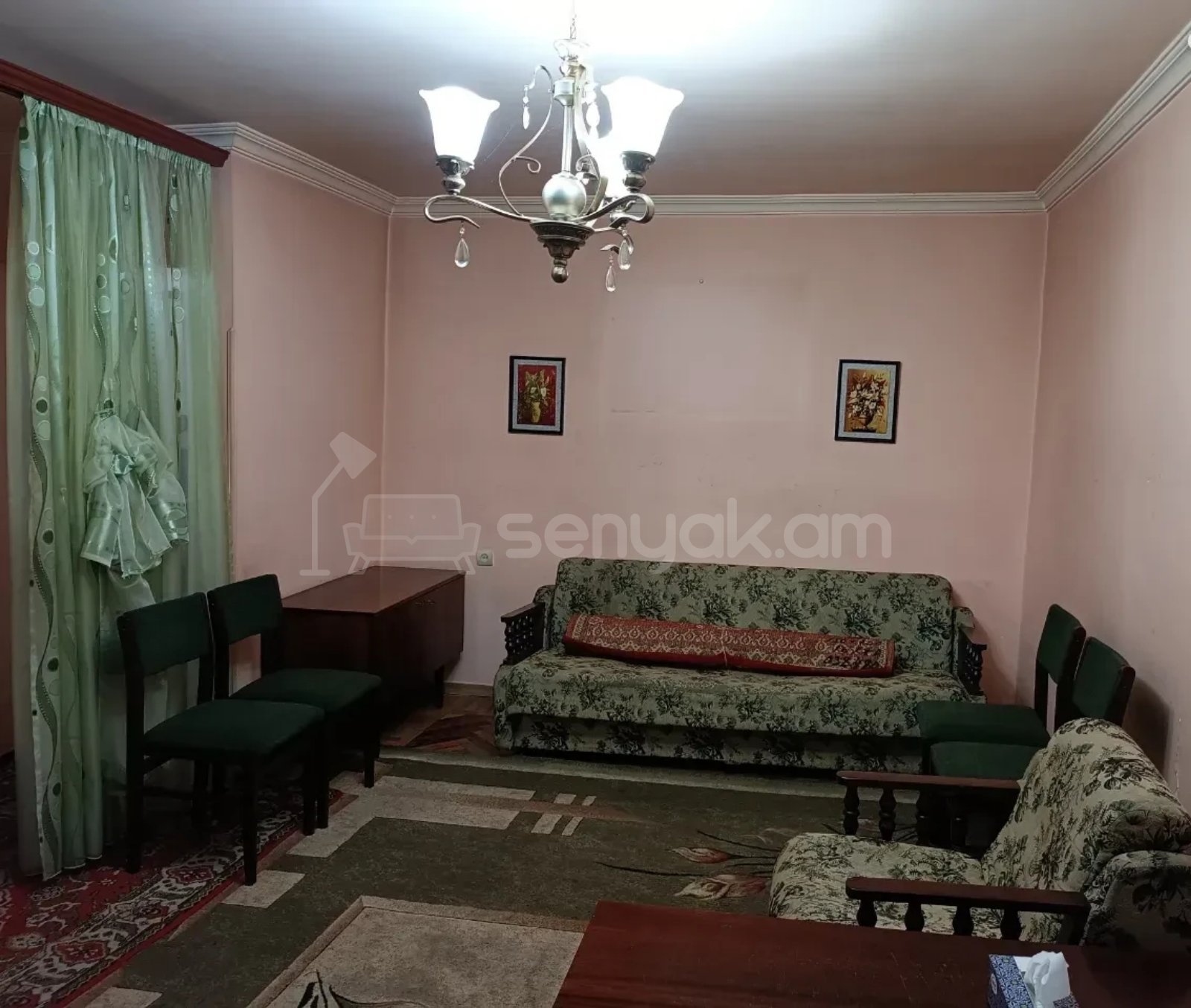 1 Սենյականոց Բնակարան, 32քմ, 3/4 հարկ, Նորմալ Վիճակում, Կահավորված