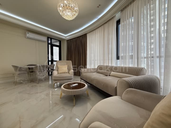 3 Սենյականոց Բնակարան Նորակառույցում, 90քմ, 8/19 հարկ, Դիզայներական Վերանորոգված