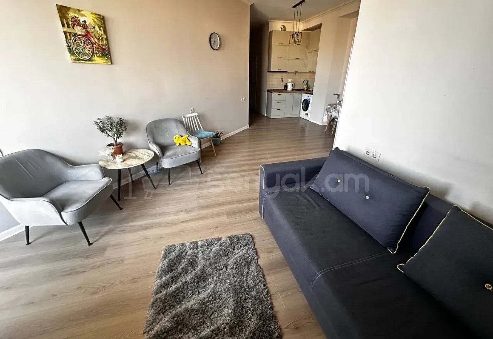 2 Սենյականոց Բնակարան Նորակառույցում, 55քմ, 14/16 հարկ, Կապիտալ Վերանորոգված, Կահավորված, Արևկող