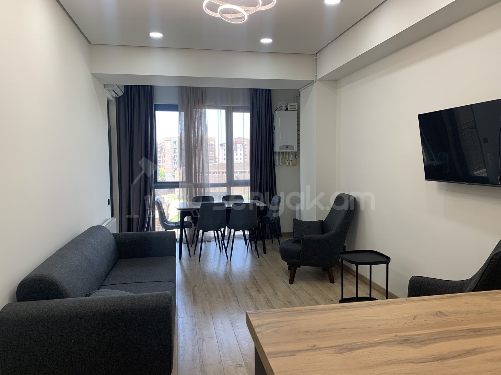 2 Սենյականոց Բնակարան Նորակառույցում, 60քմ, 5/12 հարկ, Կապիտալ Վերանորոգված, Կահավորված, Արևկող