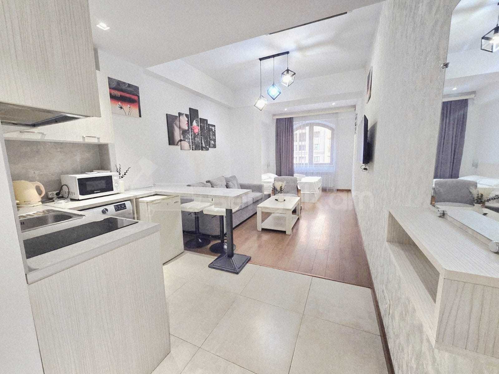 1 Սենյականոց Բնակարան Նորակառույցում, 32քմ, 4/16 հարկ, Դիզայներական Վերանորոգված