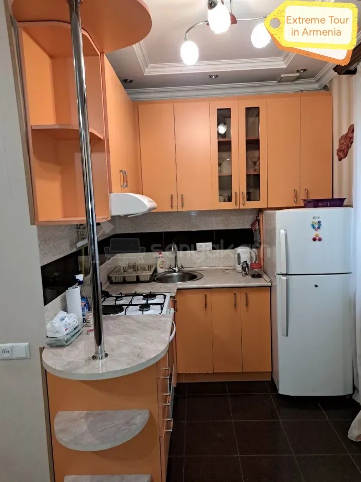 2 Սենյականոց Բնակարան Քարե Շենքում, 41քմ, 1/5 հարկ, Դիզայներական Վերանորոգված, Կահավորված, Արևկող