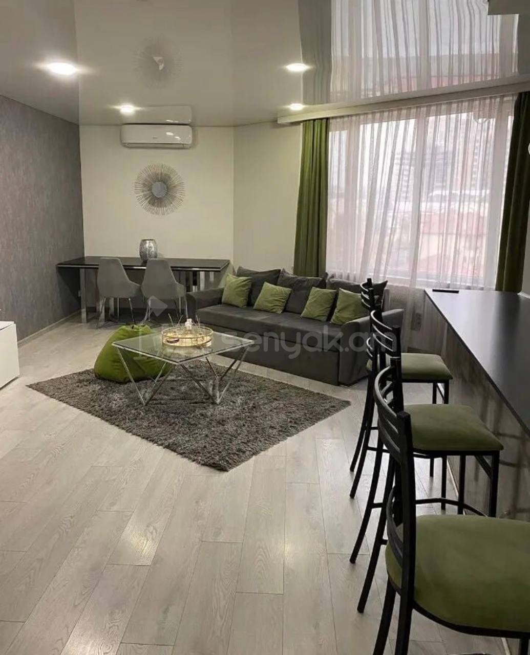 3 Սենյականոց Բնակարան Նորակառույցում, 67քմ, 7/12 հարկ, Կապիտալ Վերանորոգված