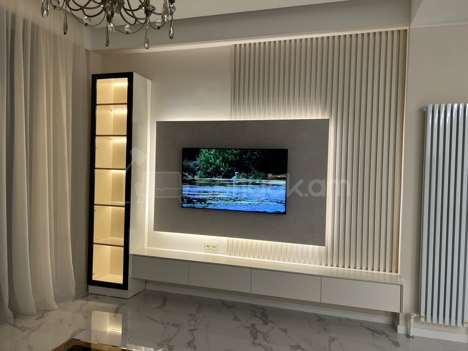 2 Սենյականոց Բնակարան Նորակառույցում, 57քմ, 11/16 հարկ, Դիզայներական Վերանորոգված