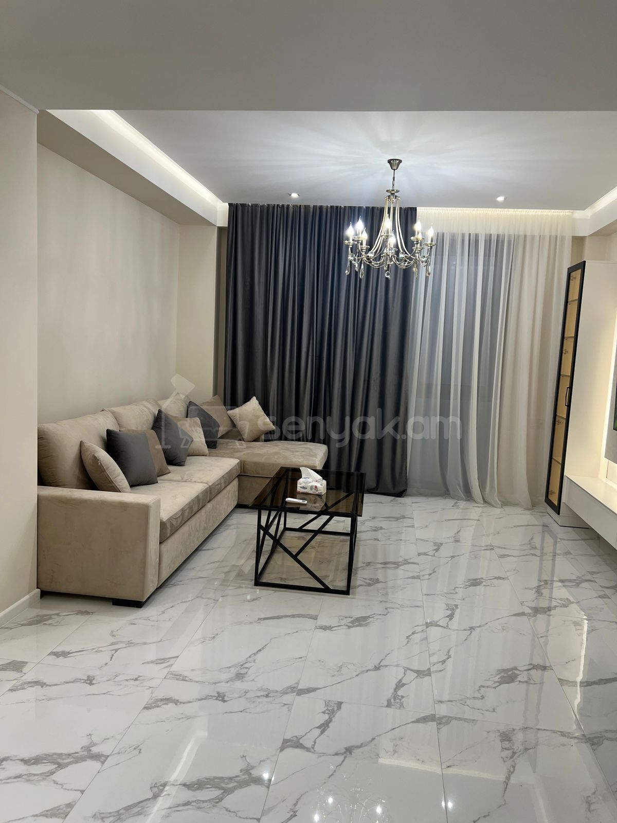 2 Սենյականոց Բնակարան Նորակառույցում, 57քմ, 11/16 հարկ, Դիզայներական Վերանորոգված