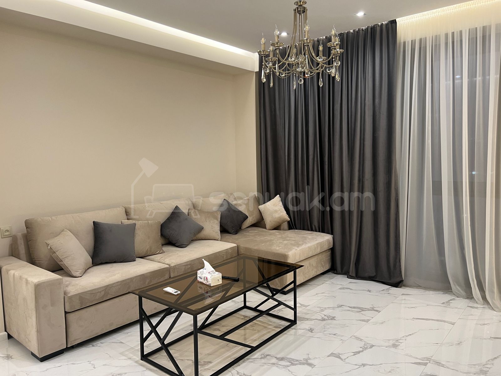 2 Սենյականոց Բնակարան Նորակառույցում, 57քմ, 11/16 հարկ, Դիզայներական Վերանորոգված