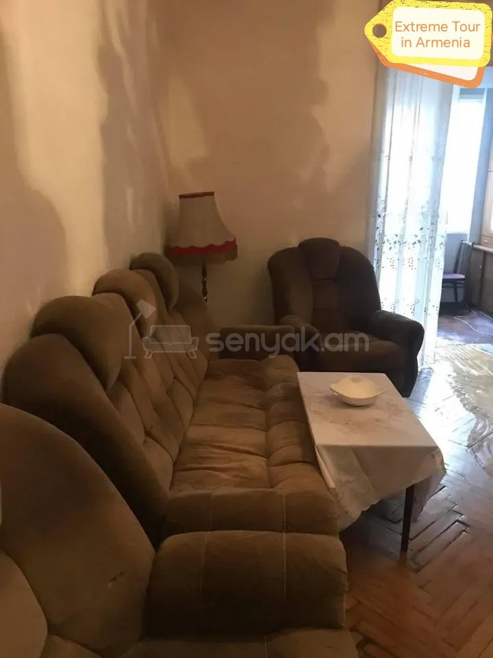 2 Սենյականոց Բնակարան Քարե Շենքում, 52քմ, 2/6 հարկ, Նորմալ Վիճակում, Կահավորված, Արևկող