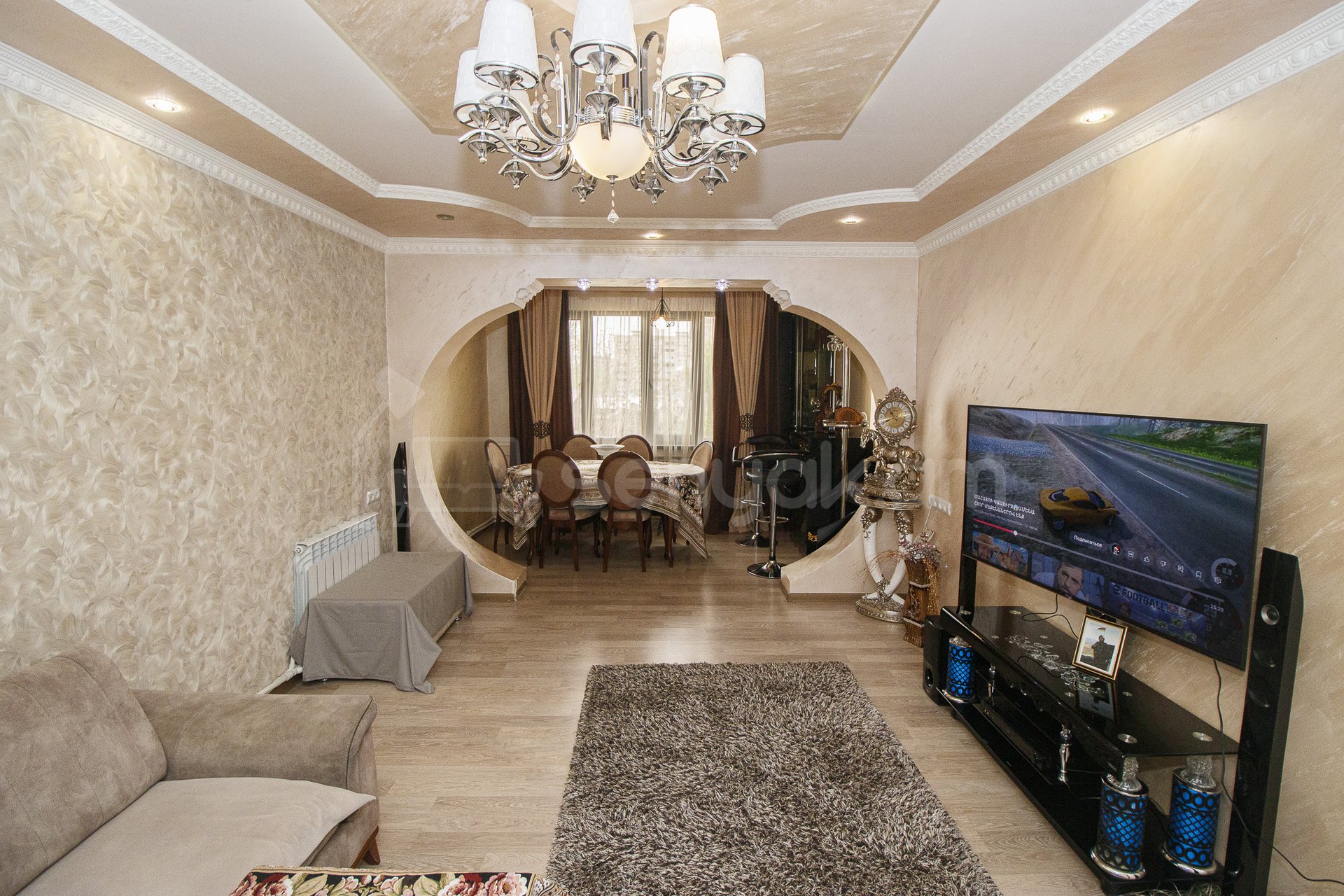 4 Սենյականոց Բնակարան, 100քմ, 3/9 հարկ, Դիզայներական Վերանորոգված