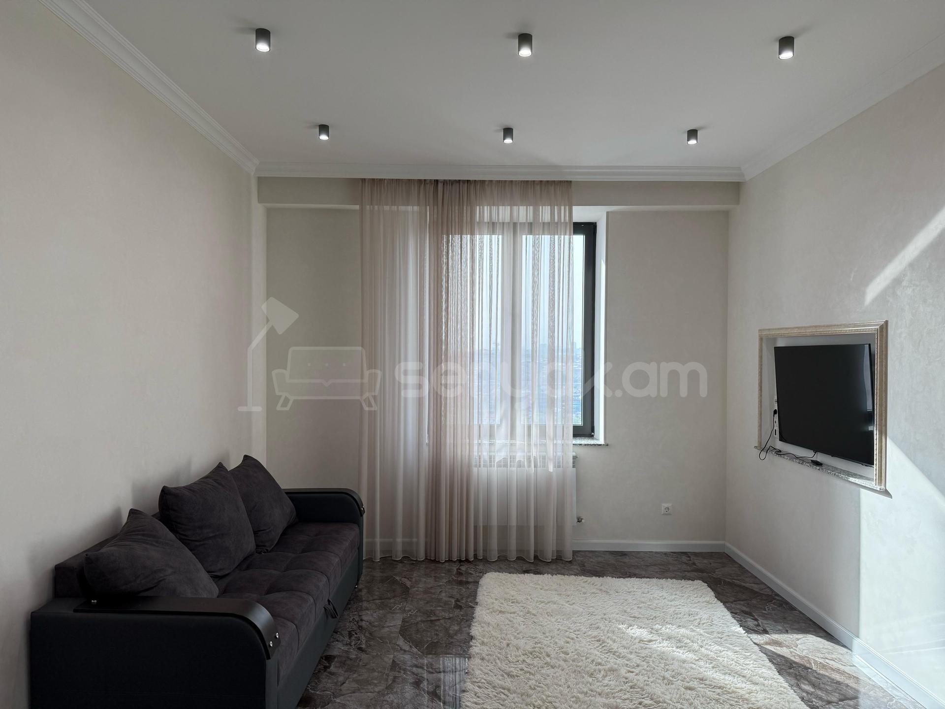 2 Սենյականոց Բնակարան Նորակառույցում, 61քմ, 15/18 հարկ, Կապիտալ Վերանորոգված, Կահավորված