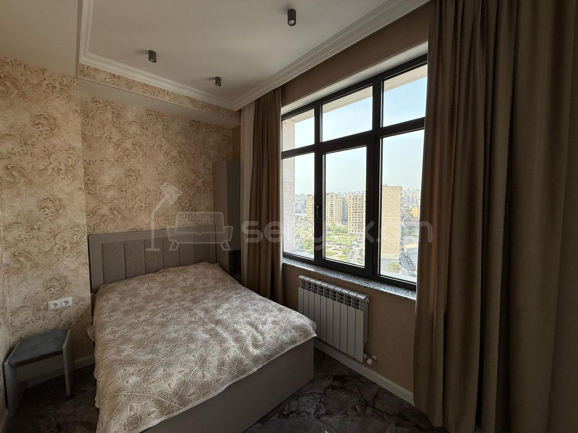 2 Սենյականոց Բնակարան Նորակառույցում, 61քմ, 15/18 հարկ, Կապիտալ Վերանորոգված, Կահավորված