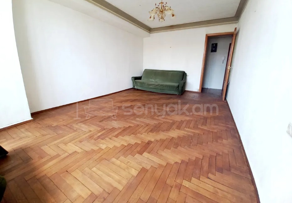 1 Սենյականոց Բնակարան, 44քմ, 6/9 հարկ, Պետական Վիճակում