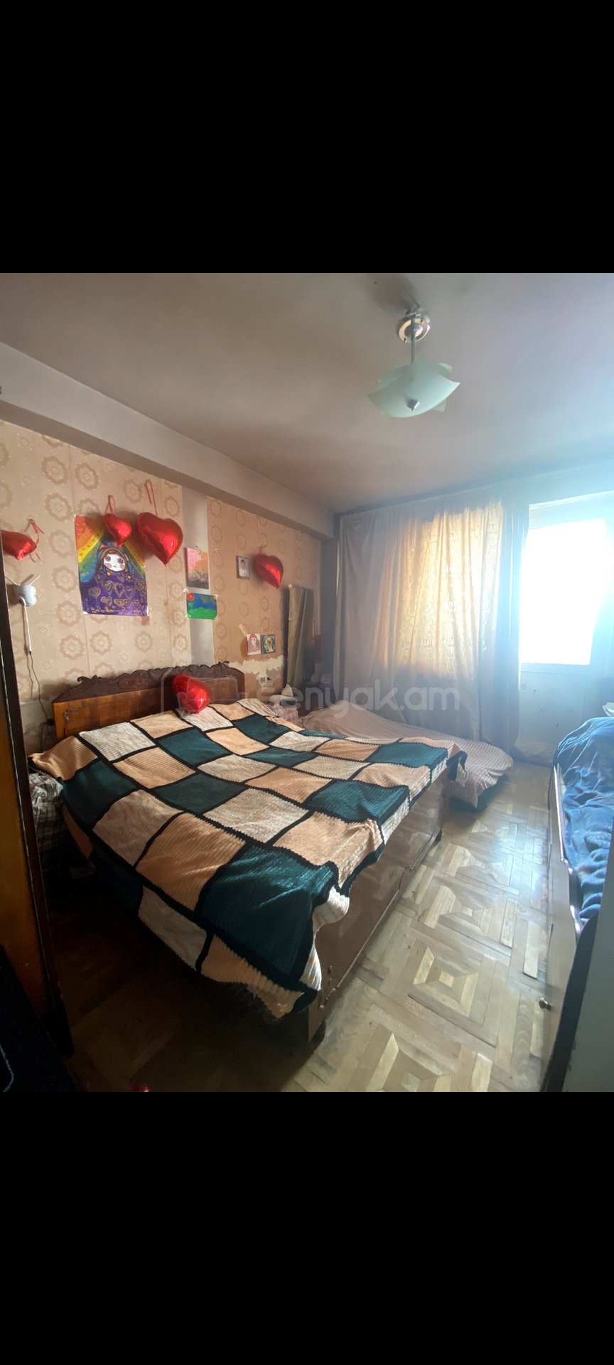 3 Սենյականոց Բնակարան, 92քմ, 8/9 հարկ, Նորմալ Վիճակում