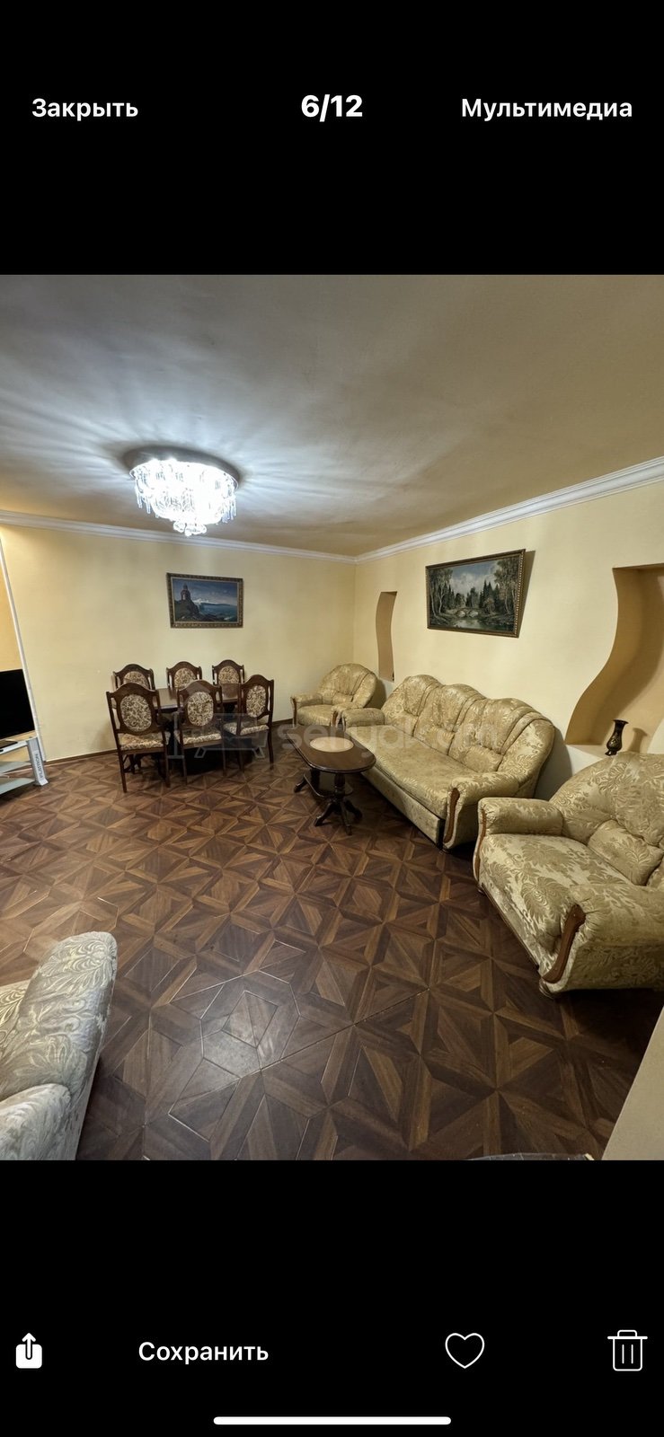 2 Սենյականոց Բնակարան Քարե Շենքում, 54քմ, 2/2 հարկ, Նորմալ Վիճակում, Կահավորված, Արևկող