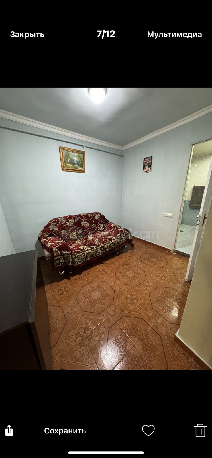 2 Սենյականոց Բնակարան Քարե Շենքում, 54քմ, 2/2 հարկ, Նորմալ Վիճակում, Կահավորված, Արևկող