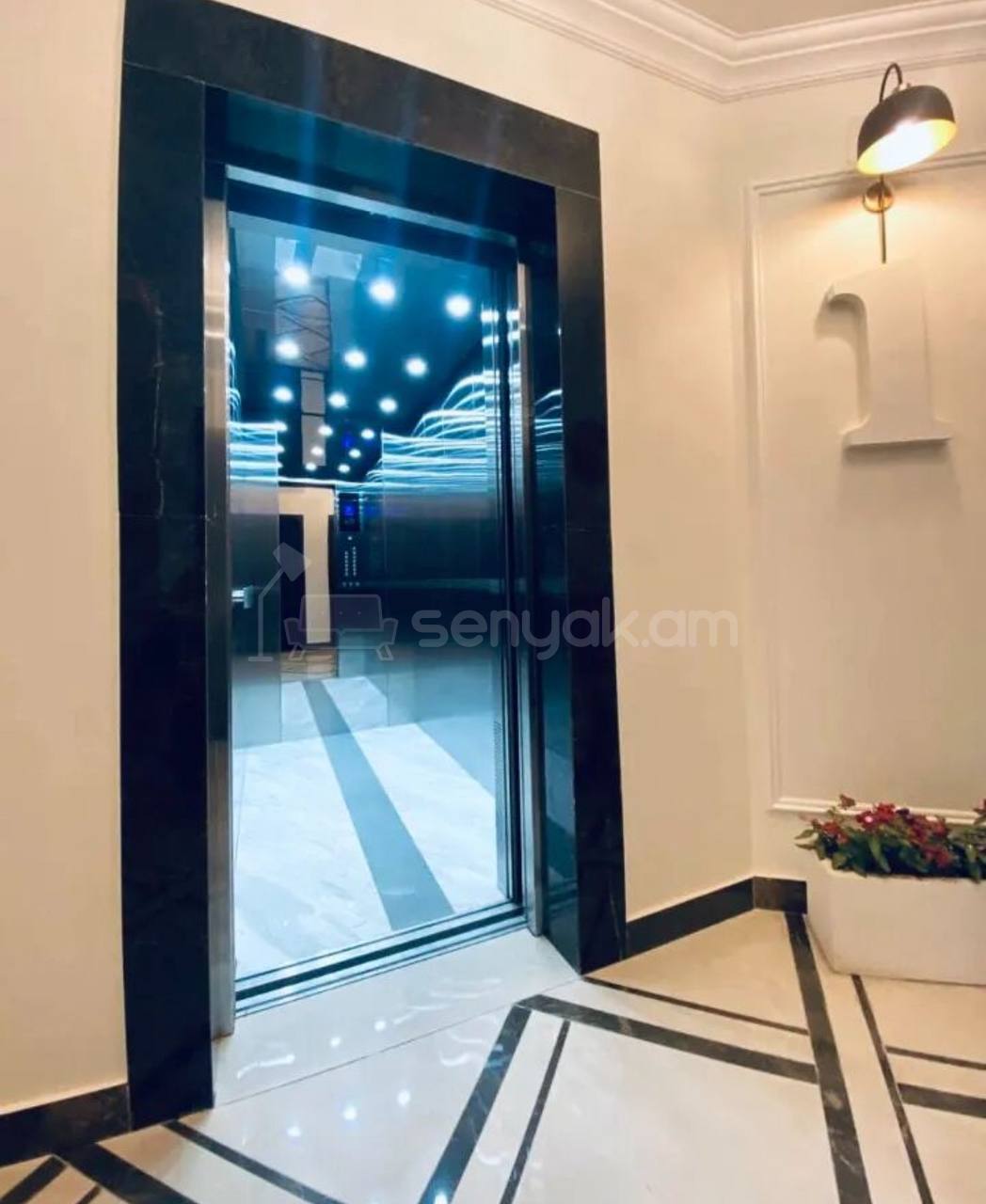 2 Սենյականոց Բնակարան Նորակառույցում, 45քմ, 4/12 հարկ, Կապիտալ Վերանորոգված